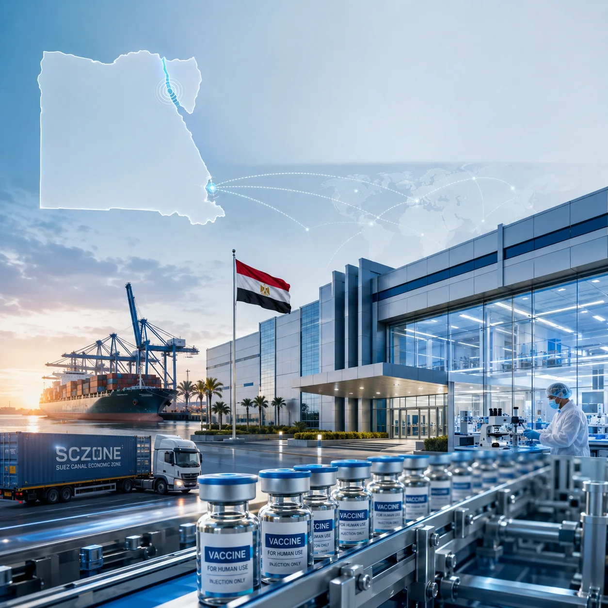 Egypt vaccine manufacturing hub in SCZone