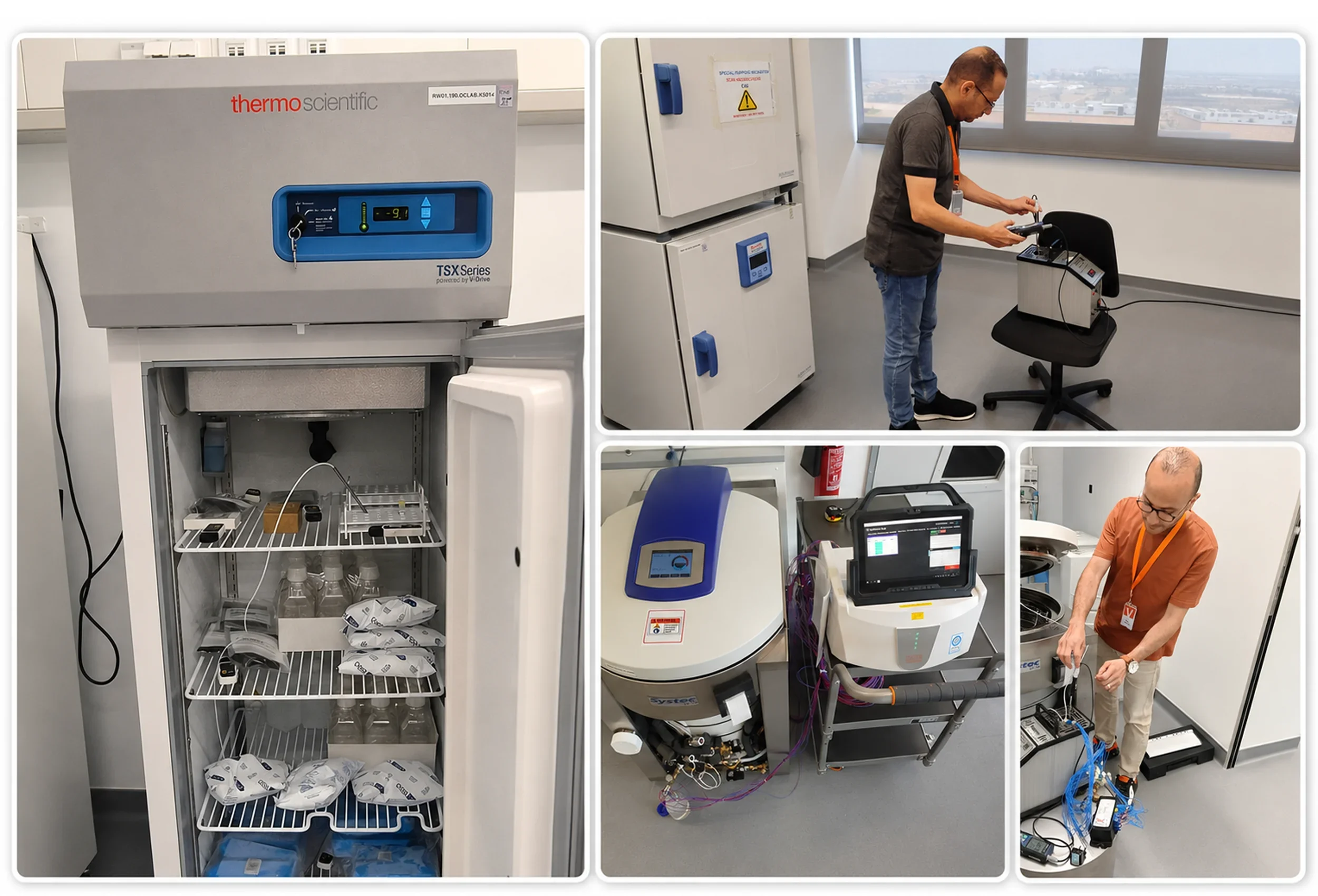 Laboratory equipment installation and qualification activities in Rwanda