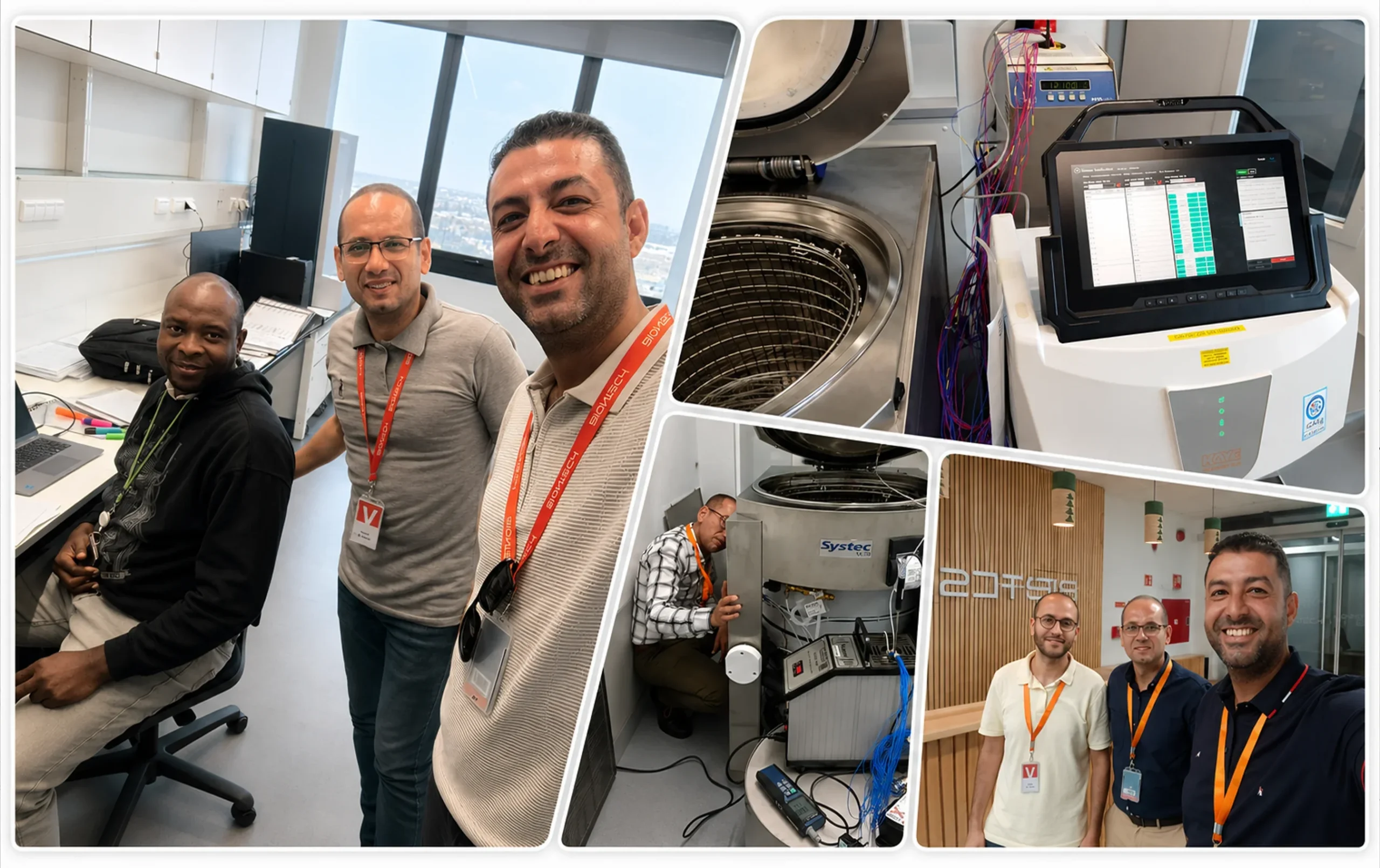 Noor Scientific technical service visit to BioNTech Rwanda